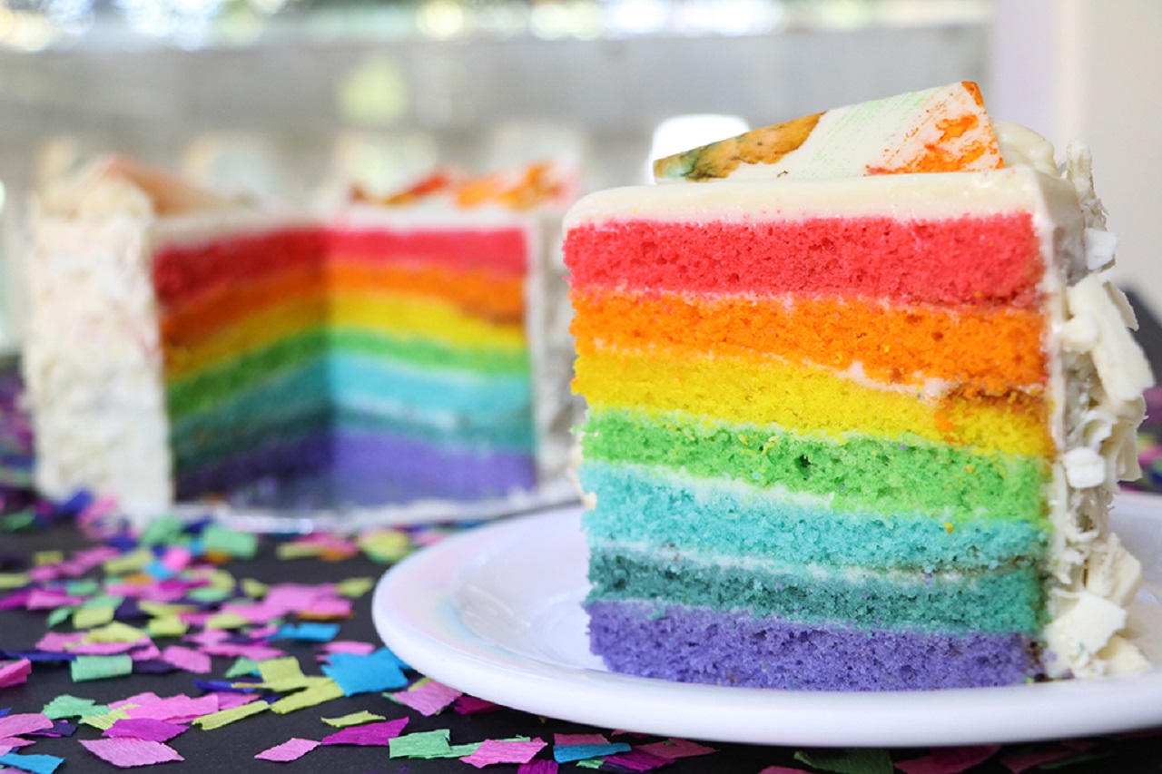 Rainbow Extasy Cake from Carasid Bakery, Miramar, Panjim