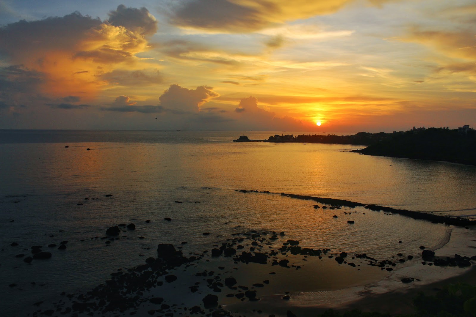 Sunsets at Suicide Point, Donapaula, Goa