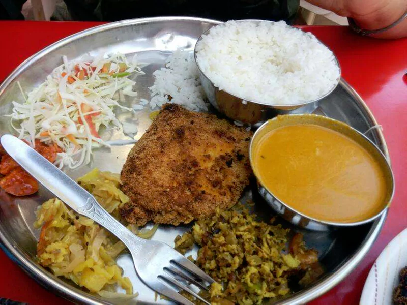 Manisha Seafood, Colva, goa - Fish thali