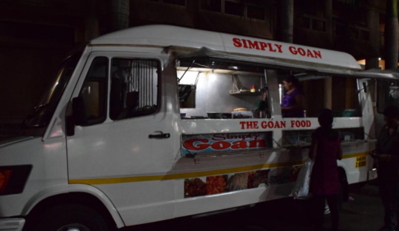 The goan food truck, cansaulim, goa
