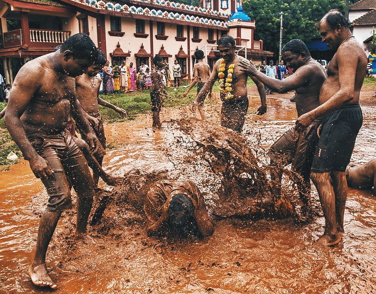 the Mud festival of Goa - Chikhal Kalo at Marcel, Ponda.jpg