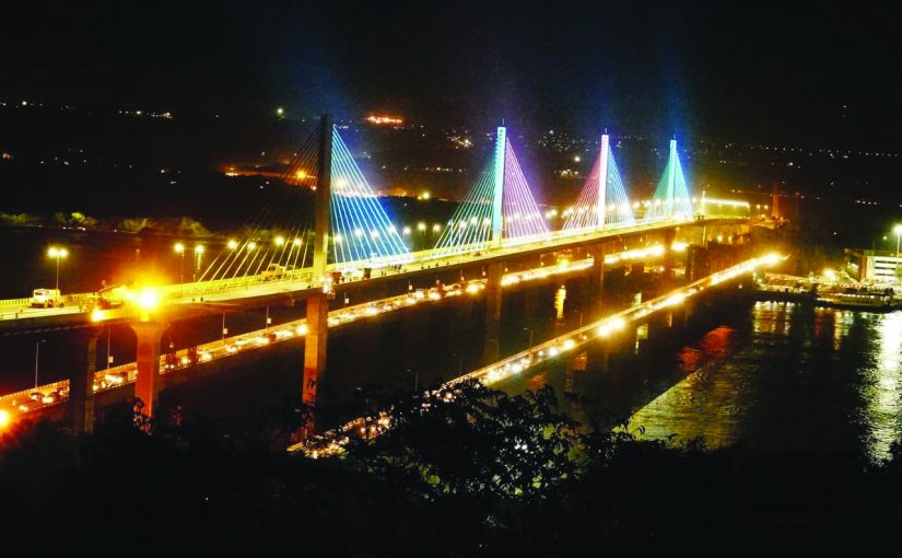 atal setu - new mandovi bridge - mandovi bridge inaguration - goa bridges - new atal setu - indias longest bridge - north goa bridges - goa city photos - mandovi river